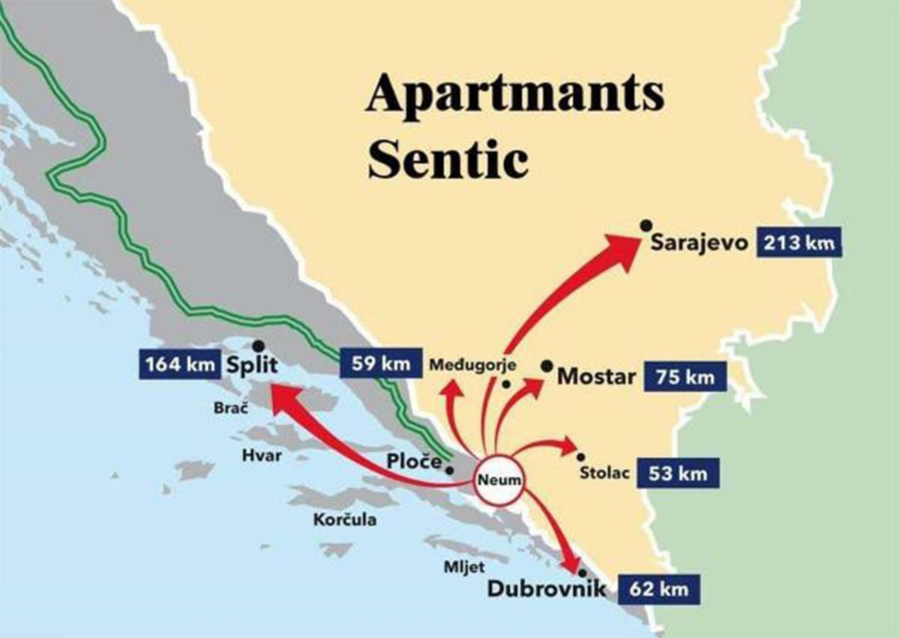 Apartments Sentic เนอุม ภายนอก รูปภาพ
